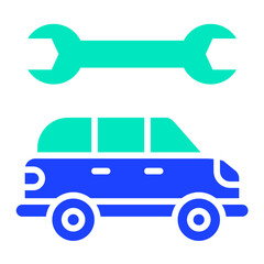 Car service Vector Icon Design Illustration