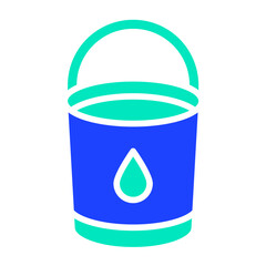 Bucket Vector Icon Design Illustration