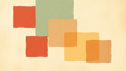 Simple Retro Geometric Layout