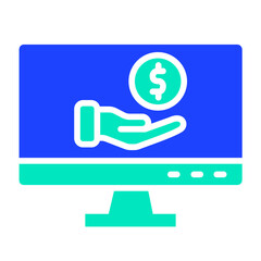 Debt Vector Icon Design Illustration