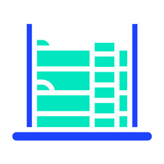 Bunk Bed Vector Icon Design Illustration