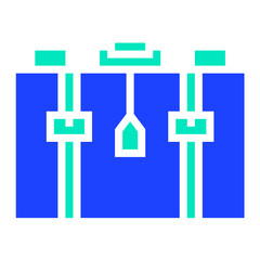 Obraz premium Suitcase Vector Icon Design Illustration