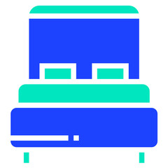 Bed Vector Icon Design Illustration