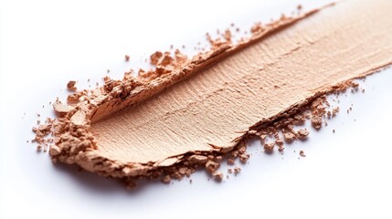 Beige Powder Makeup Swatch