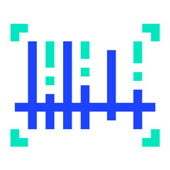 Barcode Scanning Vector Icon Design Illustration