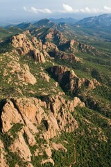 Fototapeta premium Rocky mountain landscape view