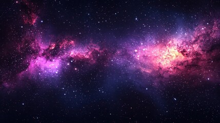 Fototapeta premium Stunning Cosmic Background with Vibrant Colors and Stars