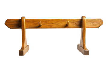 Wooden wall mount coat rack home decor indoor modern