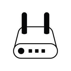 Router stock illustration