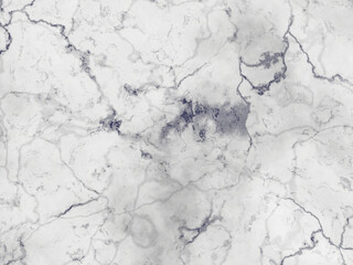 White marble surface with dark gray and blue streaks.
