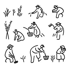 Harvesting traditions in rural landscapes embody resilience and the beauty of agriculture