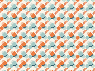 vector design of a Seamless mid century modern pattern