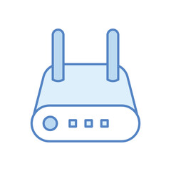 Router stock illustration