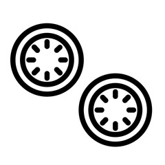 Cucumber slice Icon
