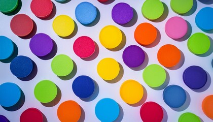 The repetition of shapes creates a rhythmic flow.  