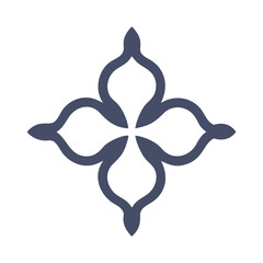 Elegant Islamic Ornament Vector with Arabic Geometric and Decorative Design-112