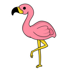 flamingo cartoon
