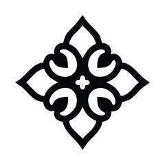 Elegant Islamic Ornament Vector with Arabic Geometric and Decorative Design-139