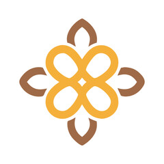 Elegant Islamic Ornament Vector with Arabic Geometric and Decorative Design-142