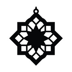 Elegant Islamic Ornament Vector with Arabic Geometric and Decorative Design-145