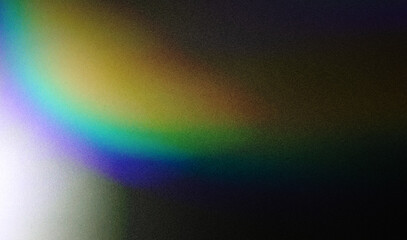 abstract gradient light leak lens flare vibrant colors, dynamic motion, grainy grain noise texture...