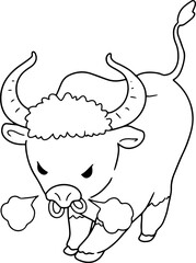 bull cartoon