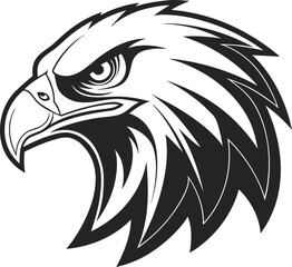 Obraz premium stylized Eagle Head Logo Illustration EPS Download