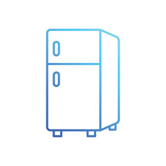 Refrigerator stock illustration