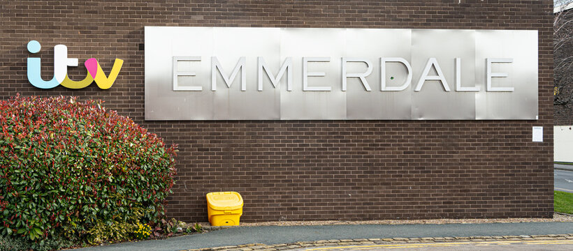 ITV Television Studios in Leeds, Yorkshire where the soap series Emmerdale is filmed
