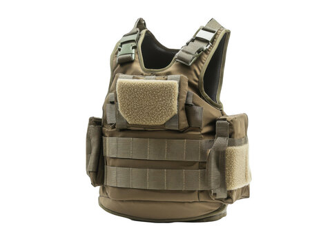 recommend clip art: Military tactical vest on a white background