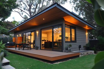 Space transformation with granny flats garages  
