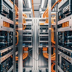Data center, storage, cooling system, AI, control tower, high-end computer, data storage, graphic card, eco-friendly storage, water cooling, advanced, cooling device,