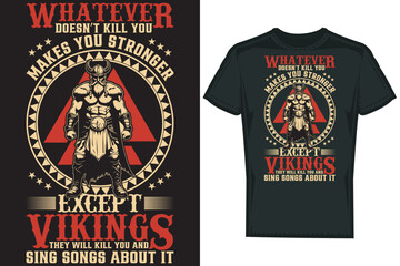 Viking Graphic T shirt Design