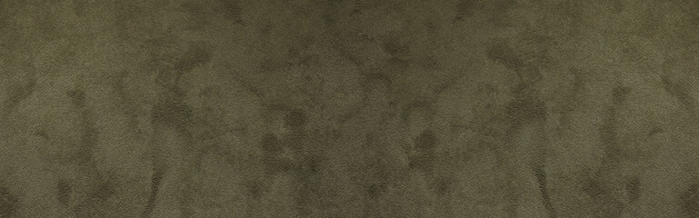 Panoramic shot of green khaki carpet, fabric texture, background, military camouflage	