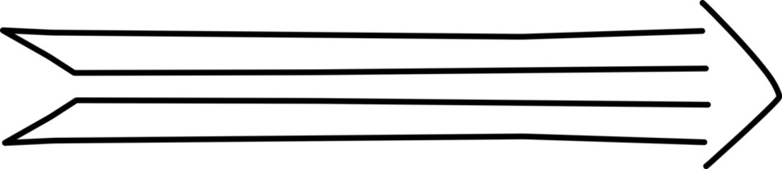 Obraz premium Stylish graphic arrow illustration with a sleek and modern design. Perfect for infographics, presentations, web design, navigation icons, and creative projects. Available in high-quality digital forma