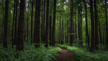 footpath in the woods