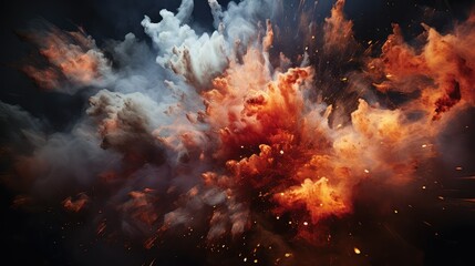 Fototapeta premium trails exploding light