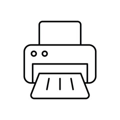 Printer stock illustration