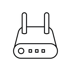 Router stock illustration