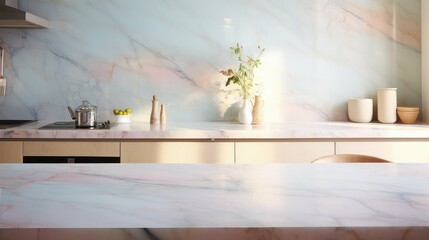 countertop pastel marble