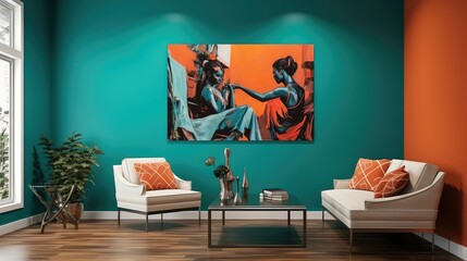 smooth interior wall painted