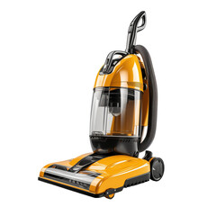 Yellow Vacuum Cleaner Isolated On White Background