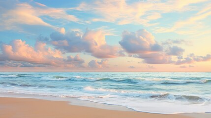 Fototapeta premium scene light clouds