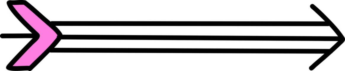 Stylish graphic arrow illustration with a sleek and modern design. Perfect for infographics, presentations, web design, navigation icons, and creative projects. Available in high-quality digital forma