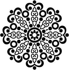 abstract floral design