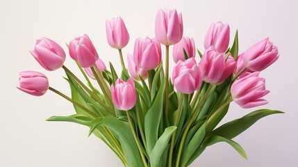 Fototapeta premium photo pink bouquet