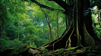 Fototapeta premium biodiversity tropical tree