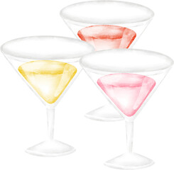 watercolor beverage