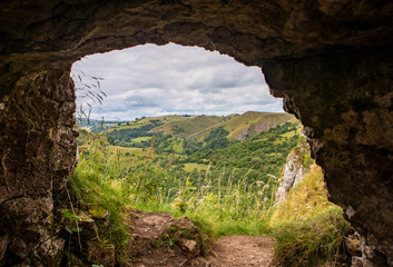 view of the mountains