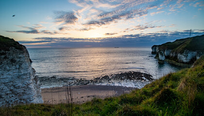 Sunrise by the beach
